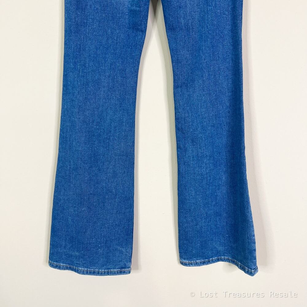 DL1961 | Bridget Boot 33" Medium Wash High Waist Designer Blue Jeans 27 - Picture 7 of 9